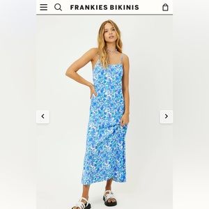 Frankie’s Bikinis Isabel Floral Maxi - XS  msrp$175